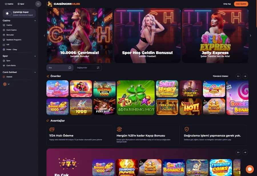 Casinomhub ekran görüntüsü